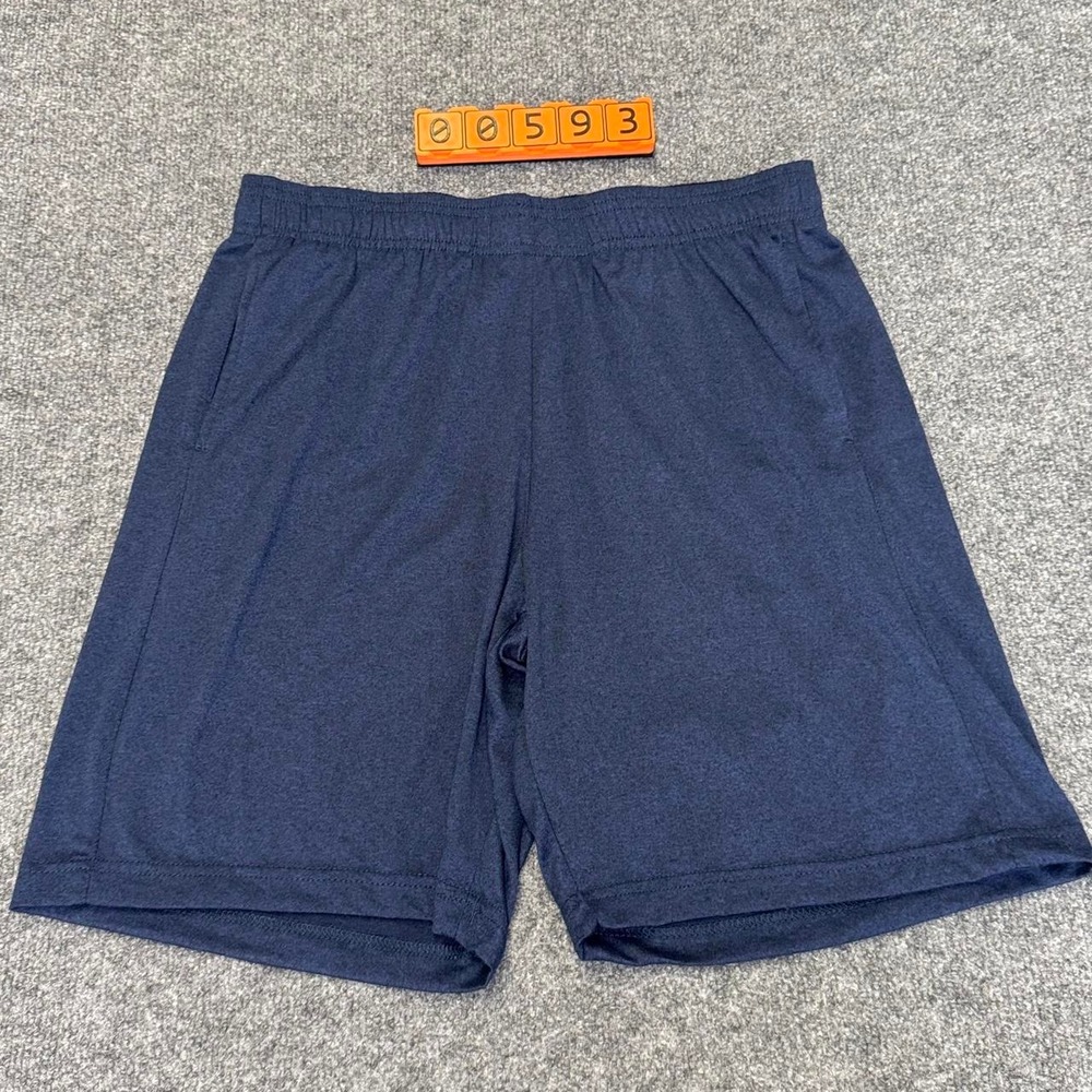 Jockey Sport Navy blue athletic shorts with elastic waistband and pockets Size M